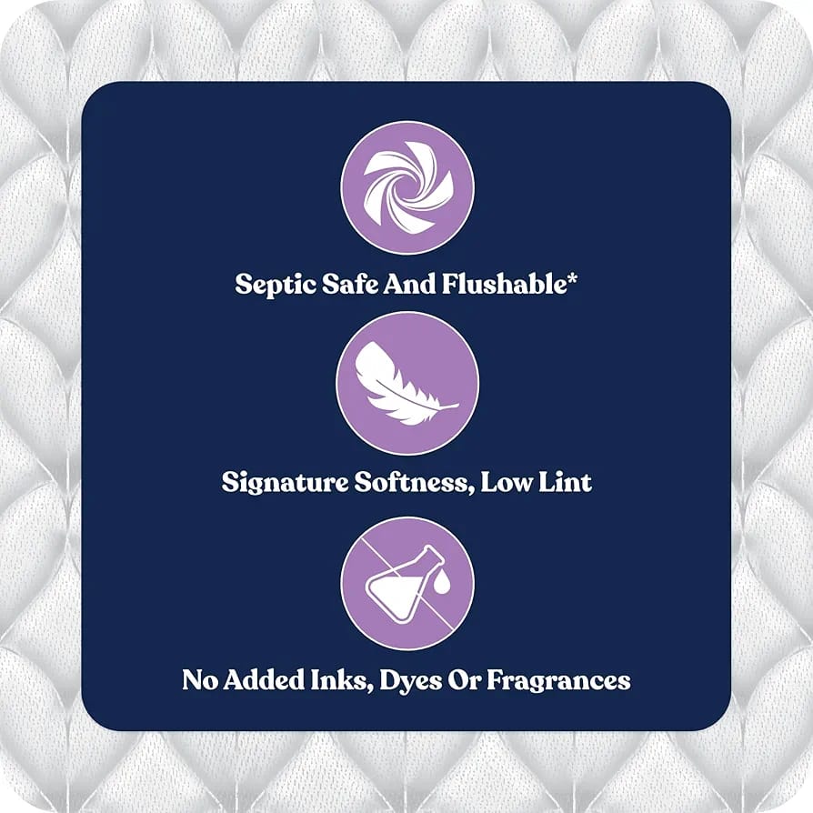 Quilted Northern Ultra Plush Toilet Paper, 24 Mega Rolls = 96 Regular Rolls, 3X Thicker*, 3 Ply Soft Toilet Tissue