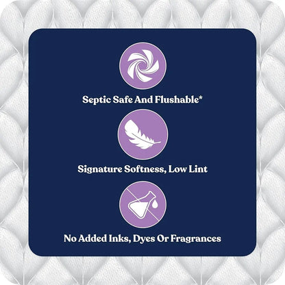 Quilted Northern Ultra Plush Toilet Paper, 24 Mega Rolls = 96 Regular Rolls, 3X Thicker*, 3 Ply Soft Toilet Tissue